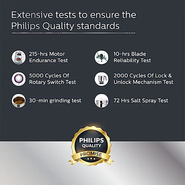 Buy Philips Viva Collection HL7701/00 750 Watts 4 Jars Mixer Grinder - Vasanth and Co